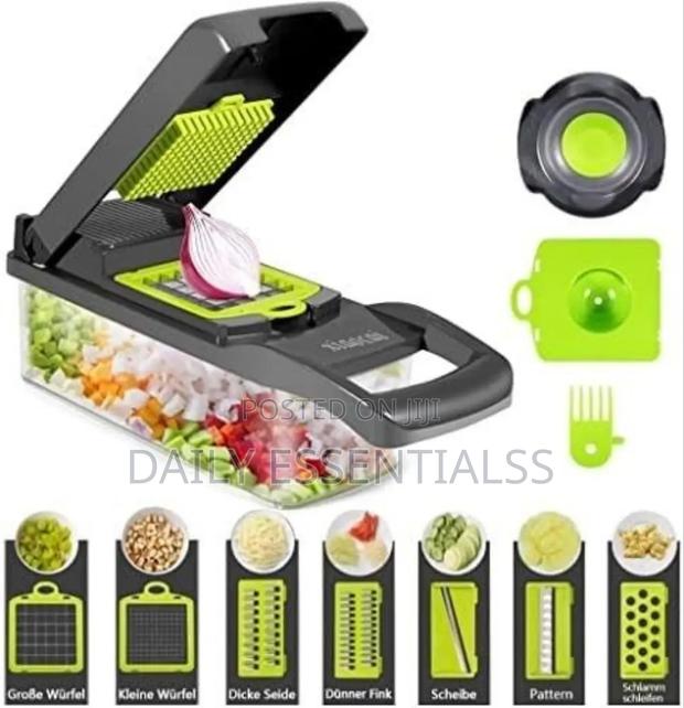1.2l Vegetable Chopper – Large Capacity Manual Cutter · Photo 1