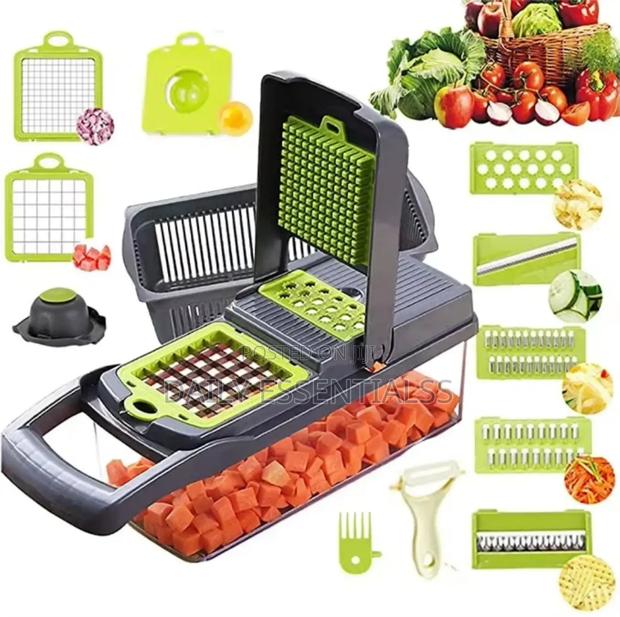 1.2l Compact Vegetable Chopper – Ideal for Small Kitchens · Photo 1