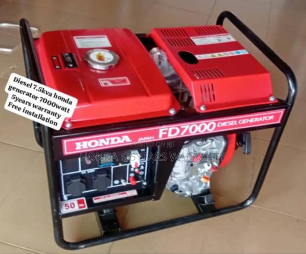 Home Energy Saver Honad Generator 7.5kva 7000watt Honda · Photo 1