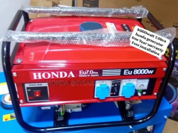 Brand New Honda Generator Petrol 7.0kva 8000watt Honda · Photo 1