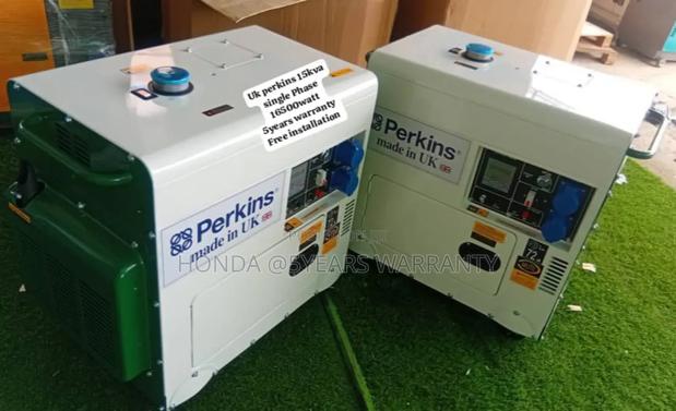 Correct Perkins Engine Generator 15kva 16500watt Diesel 15kv · Photo 1