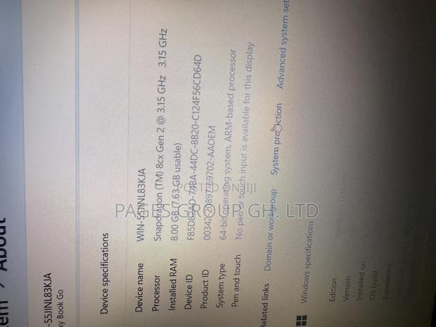 Laptop Samsung 8GB Qualcomm Snapdragon X Elite SSD 256GB · Photo 4
