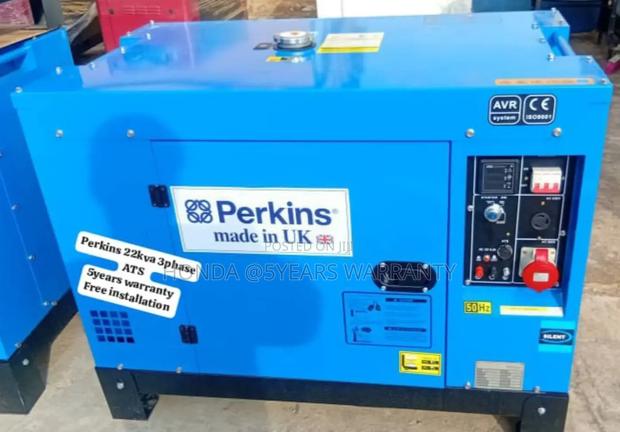 Operative Diesel Perkins Generator 22kva 3phase Ats Perkins · Photo 1