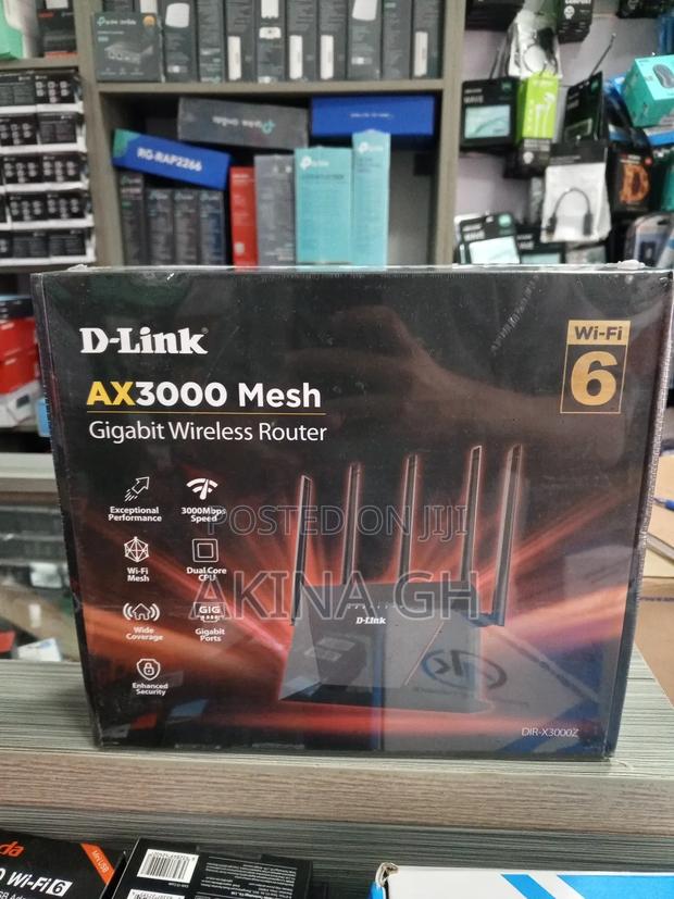 D-Link Ax3000 Mesh Gigabit Wireless Router Wi-Fi6 Dir-X3000z · Photo 1
