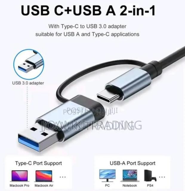 7 In 2 Usb C Hub 3.0 Splitter 4 Laptop, Phone, iPad. · Photo 3