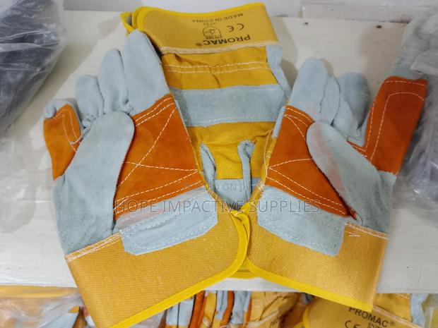 Combination Leather Gloves - Double Palm. · Photo 1