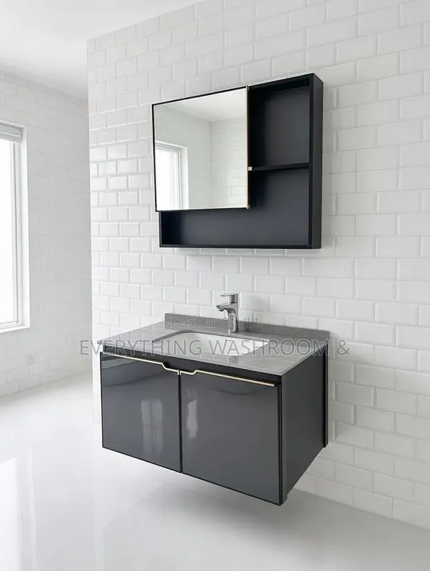 Marble Cabinet Wash Hand Basin 80cm · Photo 1