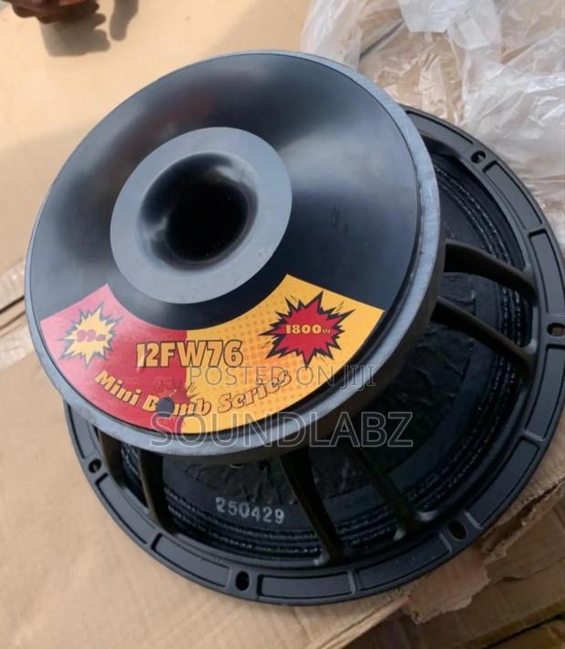 Jac 12-inch 1800w 8 Ohms Single Magnet Naked Speaker. · Photo 1