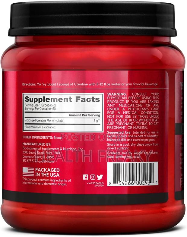 Creatine BSN Creatine Monohydrate Muscle Builder Energy · Photo 2