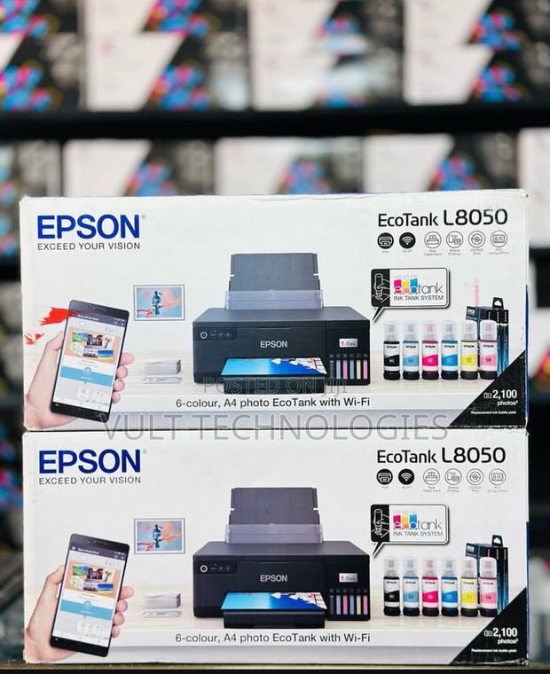 Epson Ecotank L8050 Photo and Id Card Printer · Photo 1