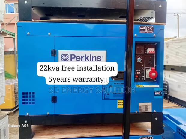 Designed to Move Perkins Diesel Generator 22kva Diesel A · Photo 1