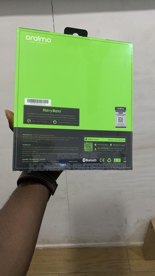 Oraimo Boompop Pro Anc Over-Ear Headphone · Photo 3