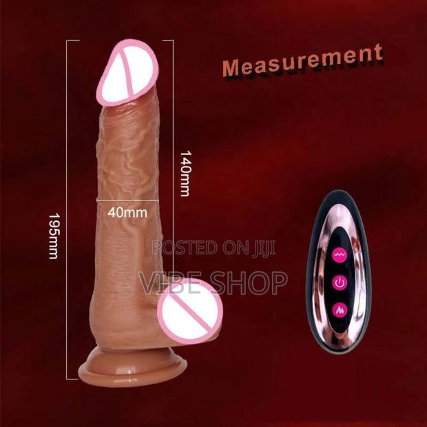 Thrusting Dildo - Remote 7 Vibration Modes Self-Heating · Photo 5