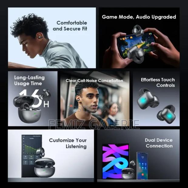 Oraimo Opensnap N Clip-on Open-Ear True Wireless Earbuds · Photo 2