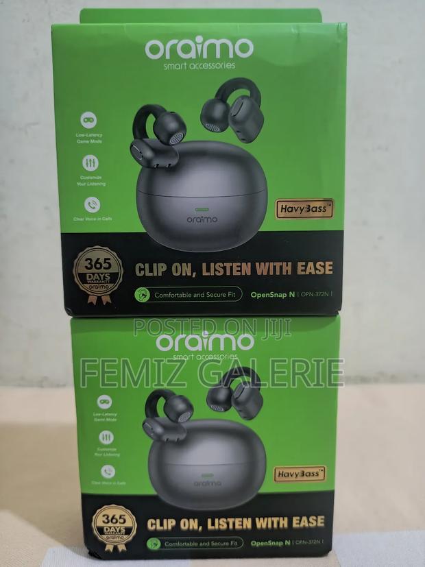 Oraimo Opensnap N Clip-on Open-Ear True Wireless Earbuds · Photo 1