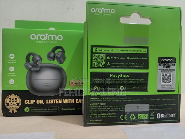 Oraimo Opensnap N Clip-on Open-Ear True Wireless Earbuds · Photo 3