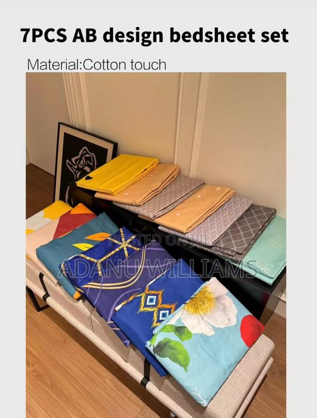 Super Soft Pure Cotton Bedsheets Set 7pcs · Photo 2
