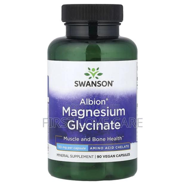 Swanson Albion Magnesium Glycinate 133mg 90caps · Photo 1