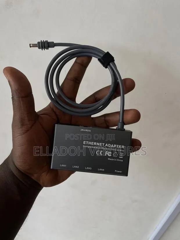 4 Port Starlink Gigabit Gen 3 Ethernet Adapter · Photo 1