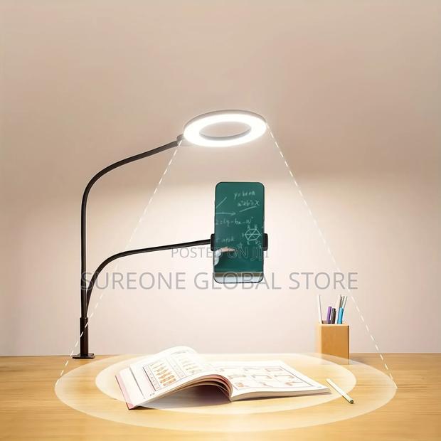 Universal Flexible Mobile Phone Holder With Selfie Ring Ligh · Photo 2