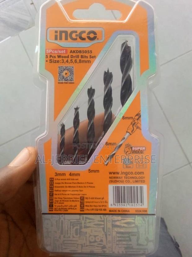 Ingco Wood Drill Bits Set (5pcs) · Photo 2