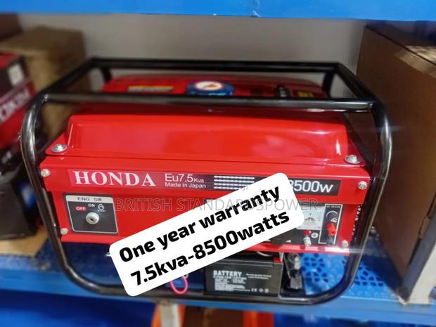 100% Copper Coil Alternator 7.5kva Petrol Generator · Photo 1