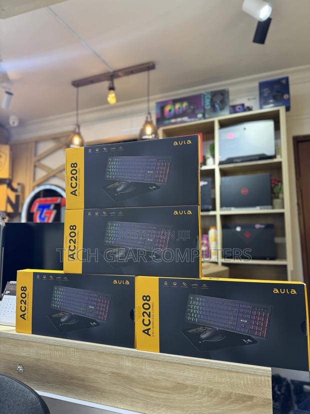 Aula Wireless Keyboard and Mouse Combo, RGB · Photo 3