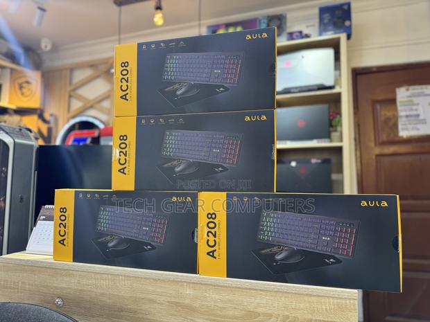 Aula Wireless Keyboard and Mouse Combo, RGB · Photo 1