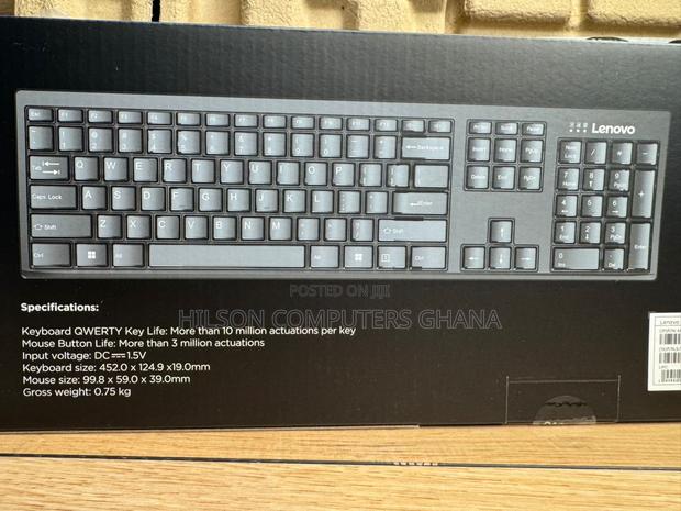 Lenovo 100 Usb-a Wireless Combo Keyboard and Mouse · Photo 2