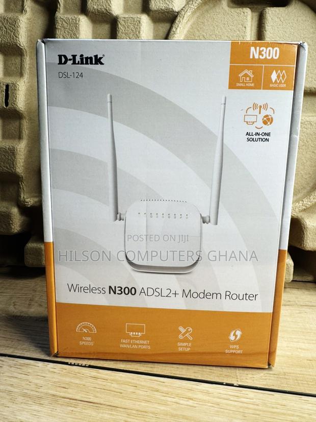 D-Link Wireless N 300 Adsl2+ Modem Router - DSL-2750u · Photo 1