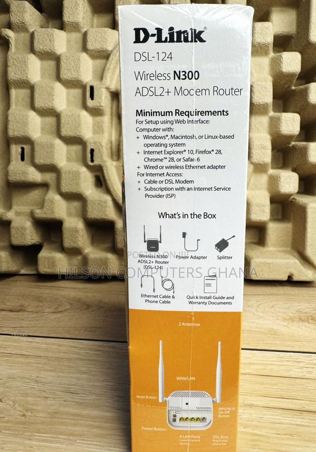 D-Link Wireless N 300 Adsl2+ Modem Router - DSL-2750u · Photo 2
