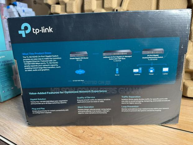 TP-Link Switch Tl-Sg1024d - 24-Port Gigabit Switch · Photo 3