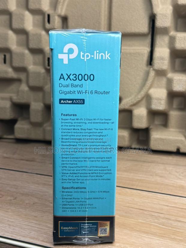 TP-Link Archer Ax55 Ax3000 Dual-Band Wi-Fi 6 Router · Photo 3