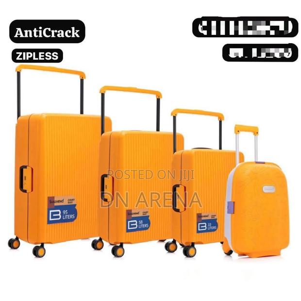 Zipless Anti Crack Travel Luggage Suitcase Bag 4 in 1 · Photo 1