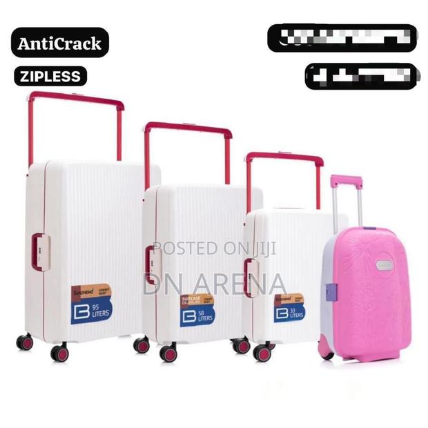 Zipless Anti Crack Travel Luggage Suitcase Bag 4 in 1 · Photo 2