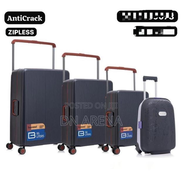 Zipless Anti Crack Travel Luggage Suitcase Bag 4 in 1 · Photo 3