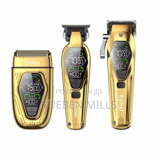 3 in 1 Face and Body Hair Remover Barbering Shaving Machine · Photo 1