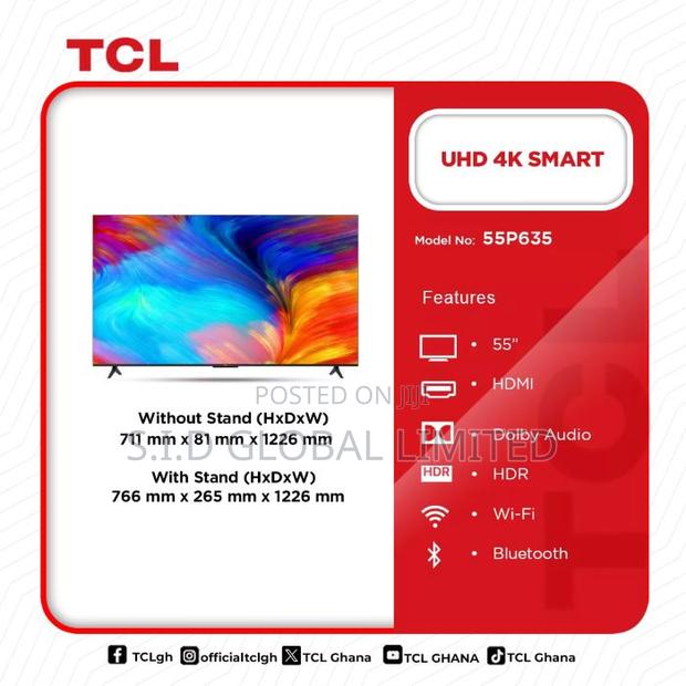 Tcl 55" Uhd Google Smart Tv 55p635 · Photo 2