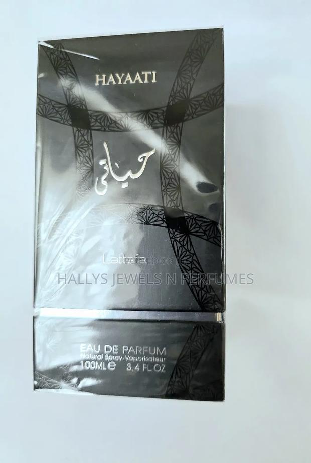 Hyaati Noir (Black) Perfume Lattafa, 100ml, Men's · Photo 3