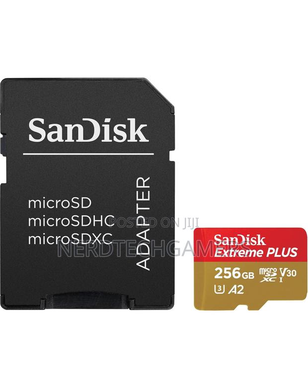 Sandisk Extreme Plus Microsdxc Uhs-I Card With Adapter, 256g · Photo 1