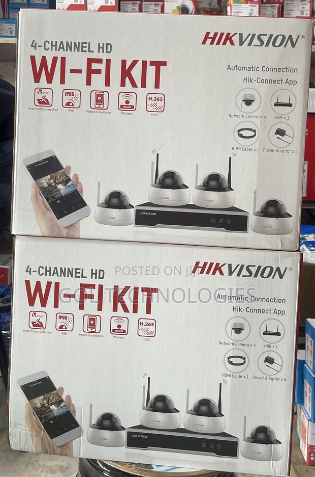 Hikvision Wi-Fi Kit 4-Channel Hd Camera With 1tb HDD Dome 2mp · Photo 1
