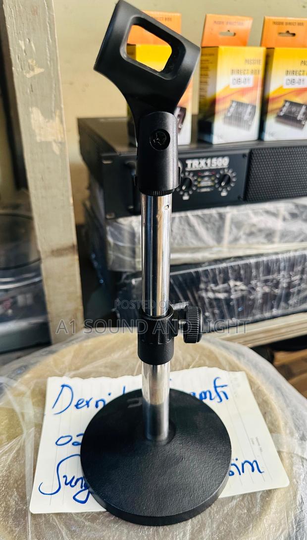 Microphone Stand For Desk, Pulpit, Bass Drum Microphone · Photo 1