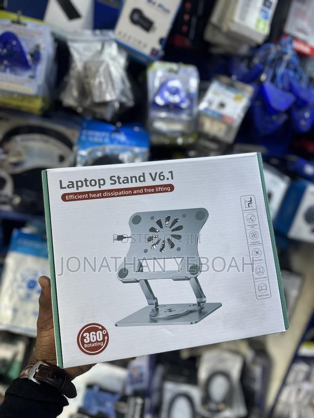 Laptop Stand Metallic Fan Rotation V6.1 · Photo 1