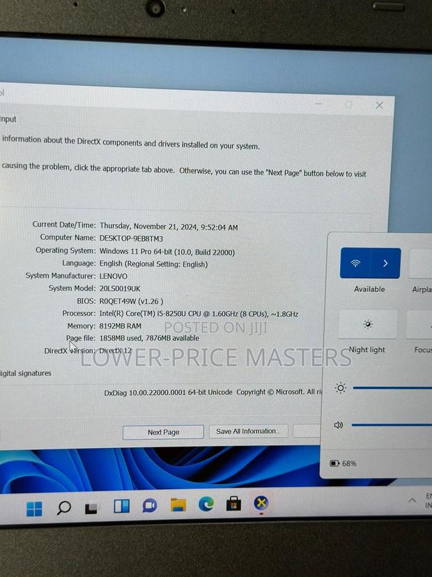 New Laptop Lenovo ThinkPad L480 8GB Intel Core I5 SSD 256GB · Photo 3