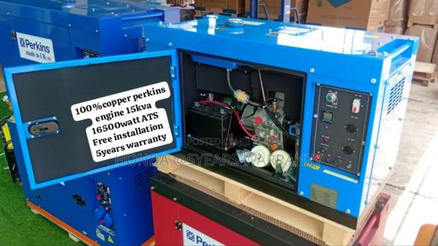 Eco Bright Perkins 15kva 16500watt Diesel Generator Ats · Photo 1