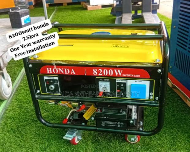 Power Clean Honda Generator 7.5kva 8200watt Petrol 7.5kva · Photo 1