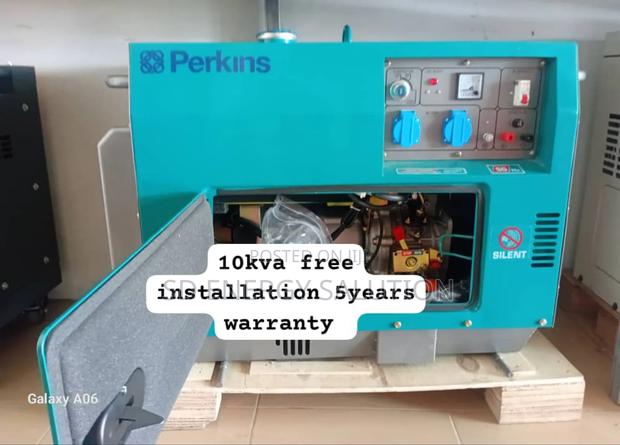 Zero Noise Gen Perkins 10kva 13000watts Diesel Generator · Photo 1