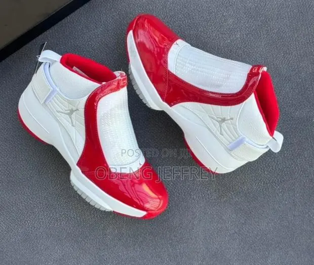 Original Air Jordan 19 OG Midwest Varsity Red/White · Photo 1