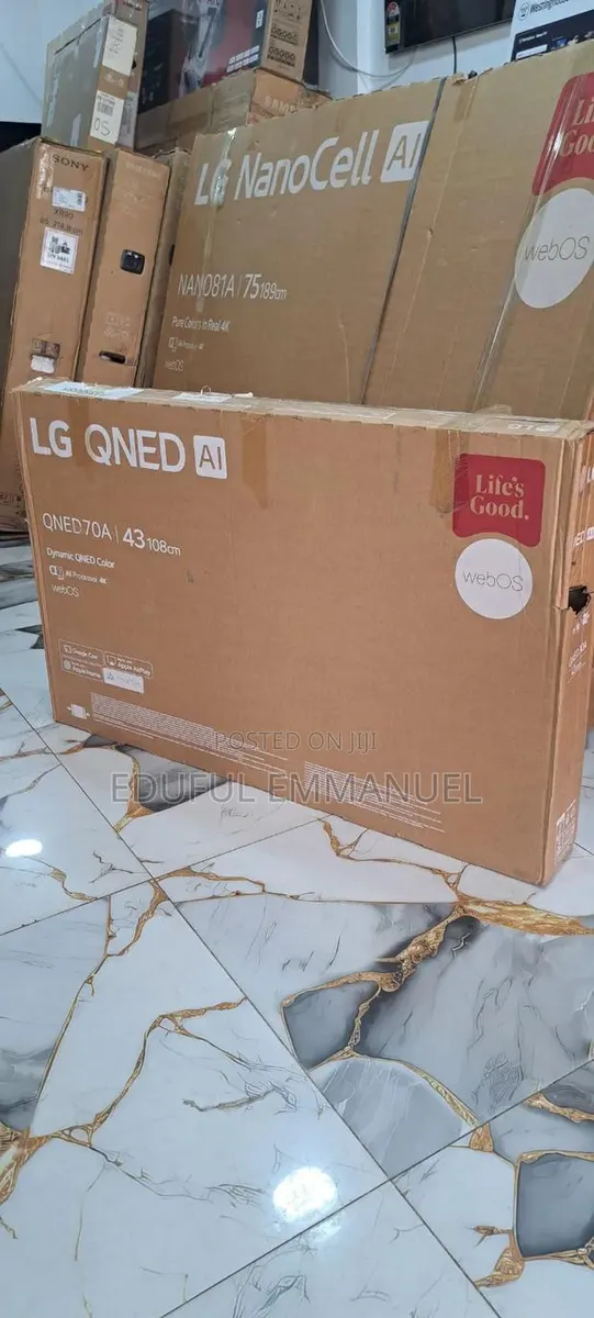 LG 43" QNED QNED70 UHD Smart 4k HDR AI Netflix YouTube Apple Airplay · Photo 1