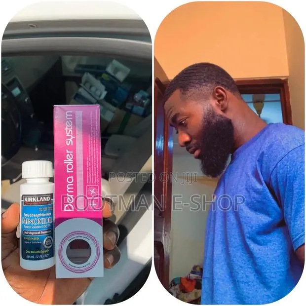 Minoxidil and Derma Roller for Faster Hair/Beard Growth · Photo 1